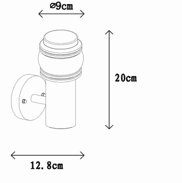 Уличный настенный светильник Lucide Mirane 11806/01/12 изображение 3 Уличный настенный светильник Lucide Mirane 11806/01/12 Фото № 3