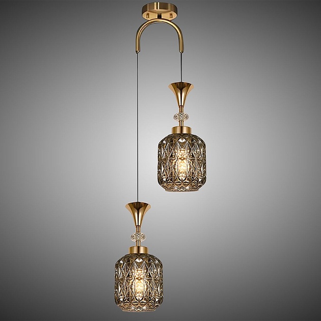 Подвесной светильник Reluce 02003-0.9-02 Smoke Фото № 3