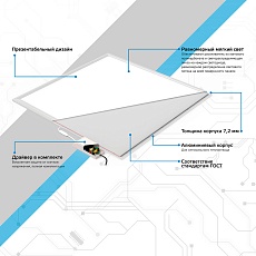 Светодиодная панель Gauss 145024336 5