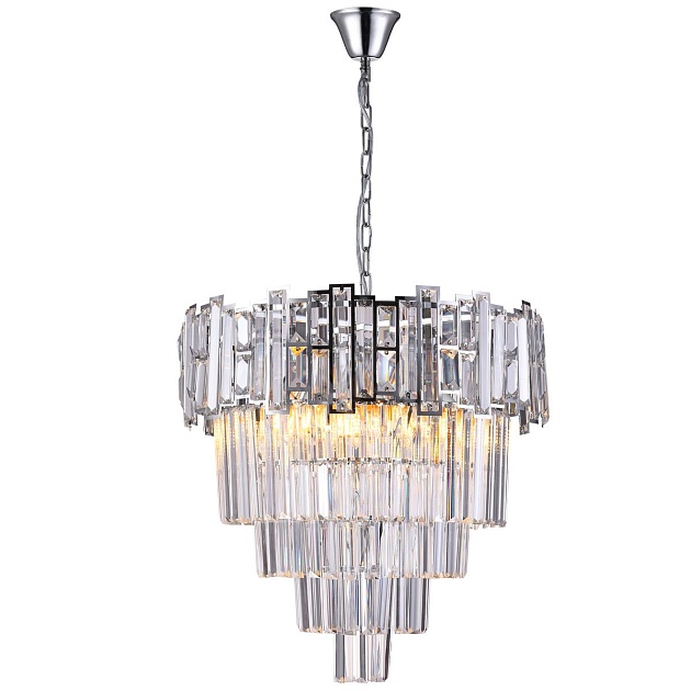 Подвесная люстра Natali Kovaltseva Rossana 81425/8C Chrome Фото № 