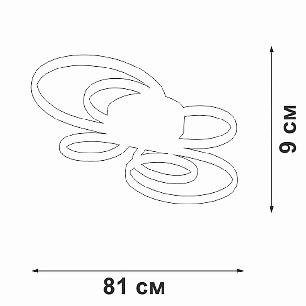 Потолочная люстра Vitaluce V3775-0/2PL Фото № 2