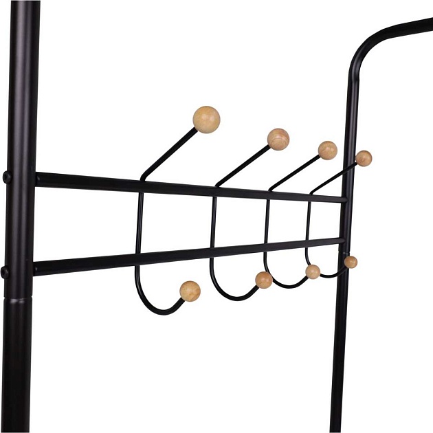 Гардеробная вешалка AksHome Maya черный, металл 77652 Фото № 5