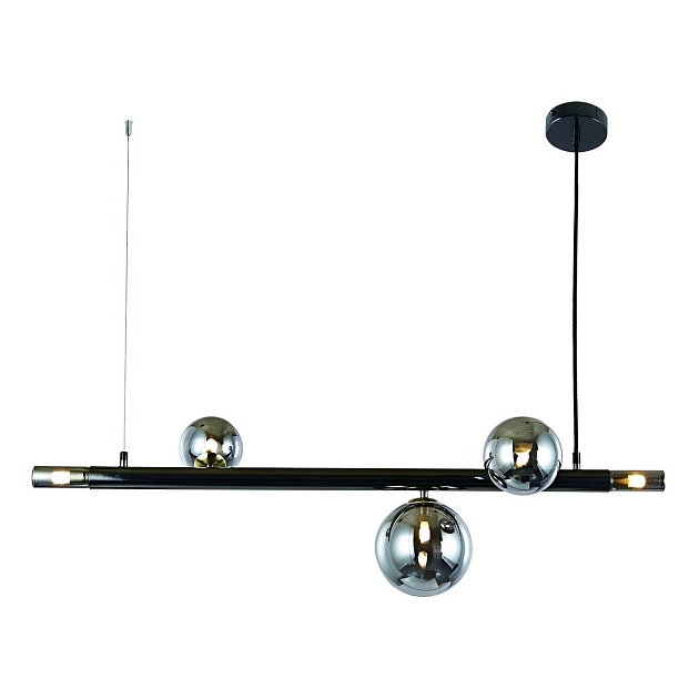 Подвесная люстра Indigo Canto 11026/5PL Black V000239 Фото № 