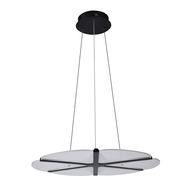 Подвесная светодиодная люстра Gerhort G61316/6BK CL Фото № 