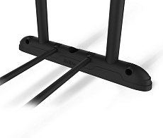 Гардеробная вешалка Sheffilton SHT-WR4150 черный/черный муар/хром лак 3290396001 1