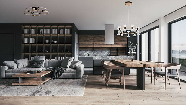 Потолочная светодиодная люстра De Markt Вальтер 551012805 Фото № 12