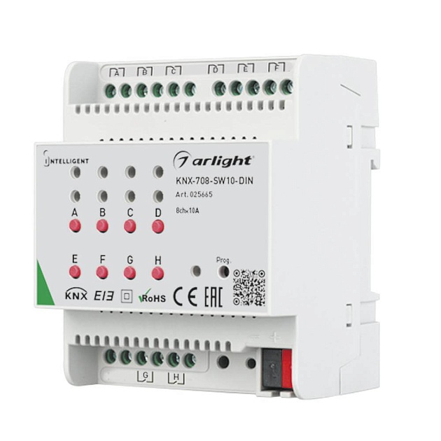 Релейный модуль Arlight KNX-708-SW10-DIN 025665 Фото № 