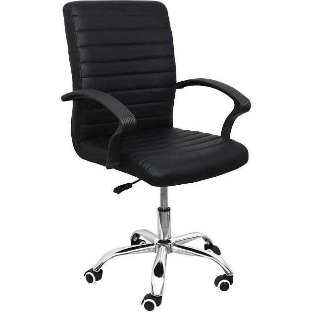 Кресло руководителя AksHome James чёрный, экокожа 80026 Фото № 