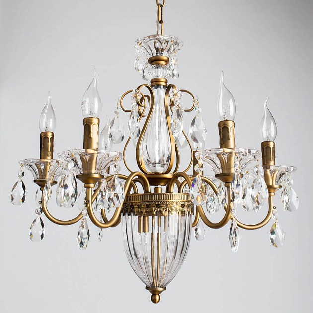 Подвесная люстра Arte Lamp Schelenberg A4410LM-6-2SR Фото № 4