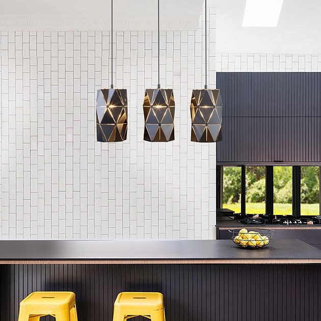 Подвесной светильник Eurosvet Reprise 50145/3 черный изображение 5 Подвесной светильник Eurosvet Reprise 50145/3 черный Фото № 5