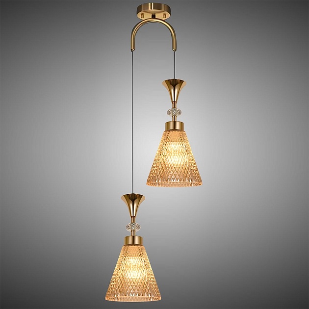 Подвесной светильник Reluce 02005-0.9-02 Amber Фото № 3