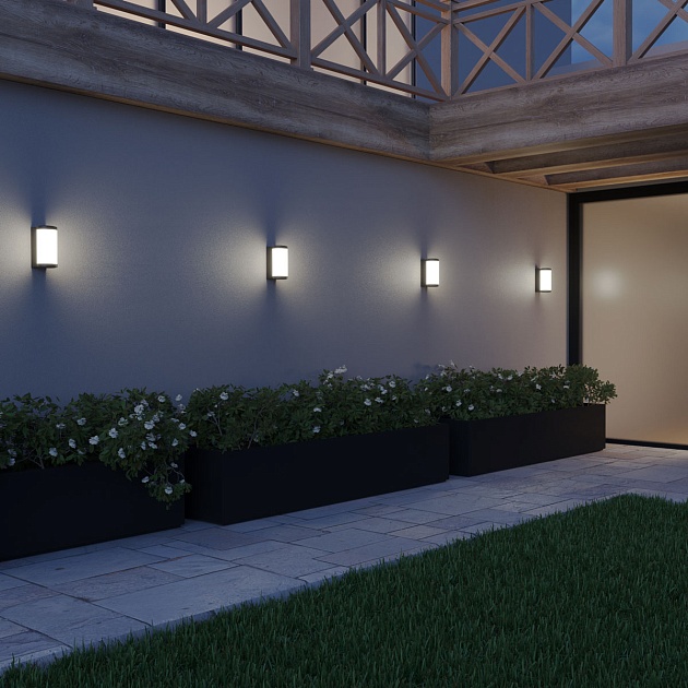 Уличный настенный светодиодный светильник Novotech Street Opal 359300 изображение 5 Уличный настенный светодиодный светильник Novotech Street Opal 359300 Фото № 5