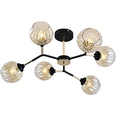 Потолочная люстра Reluce 01358-0.3-06 BK+FGD 4