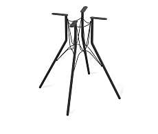 Кухонный стол Sheffilton SHT-TU34-P/80/80 ЛДСП черный муар/дуб беленый 2401369501 2