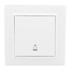 Кнопка звонка СП, Минск, 10А, белый EKF ERV10-026-10