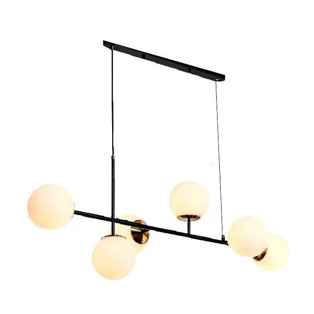 Подвесная люстра iLamp Golden 9136P/6 BK-WH Фото № 