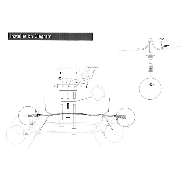 Потолочная люстра Imperium Loft Matisse 194948-23 изображение 2 Потолочная люстра Imperium Loft Matisse 194948-23 Фото № 2