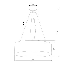 Подвесной светильник TK Lighting 4241 Rondo Graphite 1