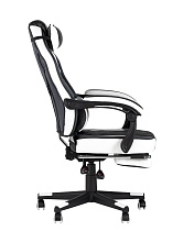Игровое кресло Stool Group Virage черное с белым BURGENDY YKC 2