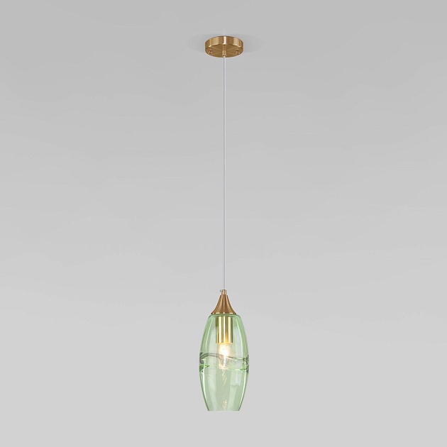 Подвесной светильник Eurosvet Lotus 50222/1 зеленый Фото № 
