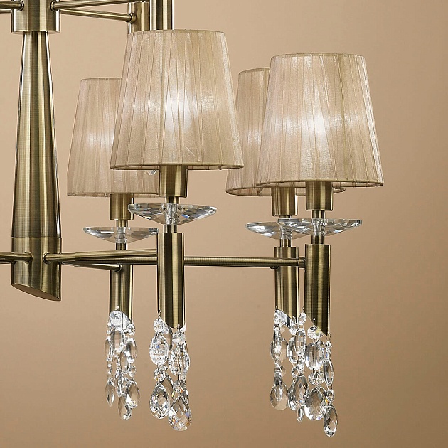 Подвесная люстра Mantra Tiffany Bronze 3870 Фото № 5