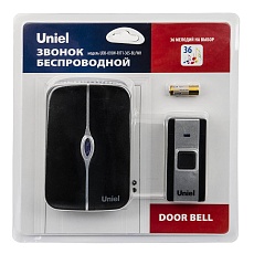 Звонок электронный Uniel UDB-093W-R1T1-36S-BL/WH UL-00006438 1