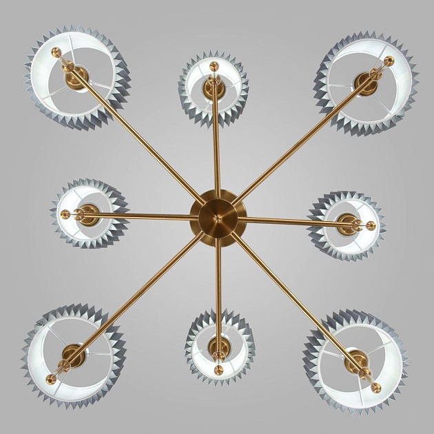 Подвесная люстра Eurosvet Notturno 60162/8 латунь изображение 4 Подвесная люстра Eurosvet Notturno 60162/8 латунь Фото № 4