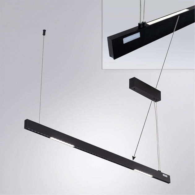 Подвесной светодиодный светильник Arte Lamp Lao A2189SP-1BK изображение 4 Подвесной светодиодный светильник Arte Lamp Lao A2189SP-1BK Фото № 4