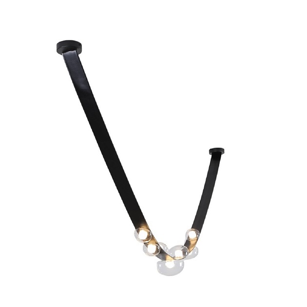 Подвесной светодиодный светильник Gerhort G61396/7BK CL Фото № 