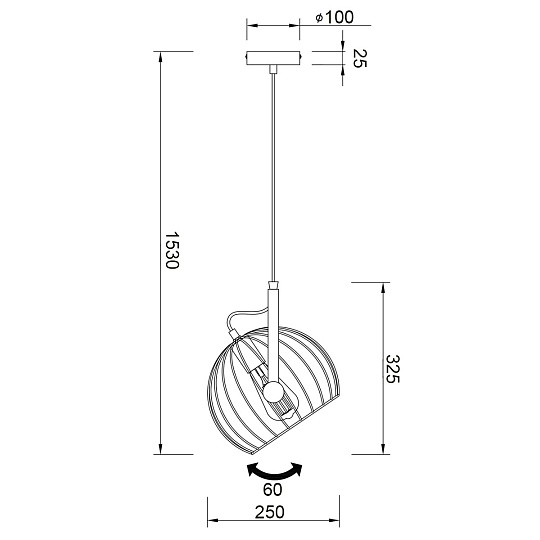 Подвесной светильник Vele Luce Pasquale VL6252P01 Фото № 5
