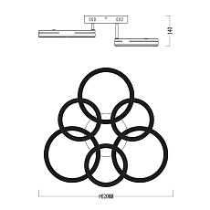 Потолочная люстра Escada FIANIT 10282/6LED 5