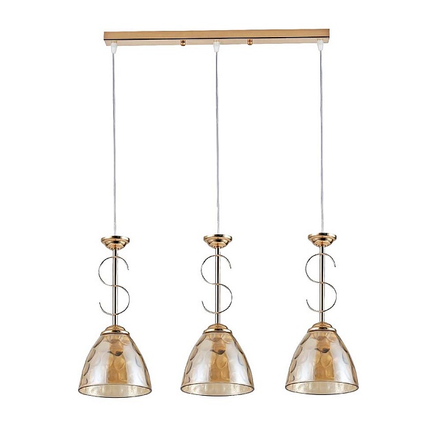 Подвесной светильник ЭкономСвет 30104/3GD AMB Фото № 