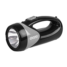 Прожекторный светодиодный фонарь ФАZA аккумуляторный 110 лм 172х86 AccuF8-L1W/L12-bk