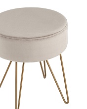 Пуф Stool Group Спейси велюр светло-серый vd-spacy-b25 3