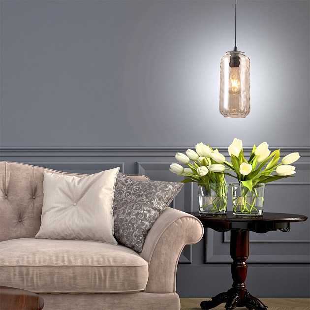 Подвесной светильник Escada Rise 10177/1S Black/Cognac изображение 3 Подвесной светильник Escada Rise 10177/1S Black/Cognac Фото № 3