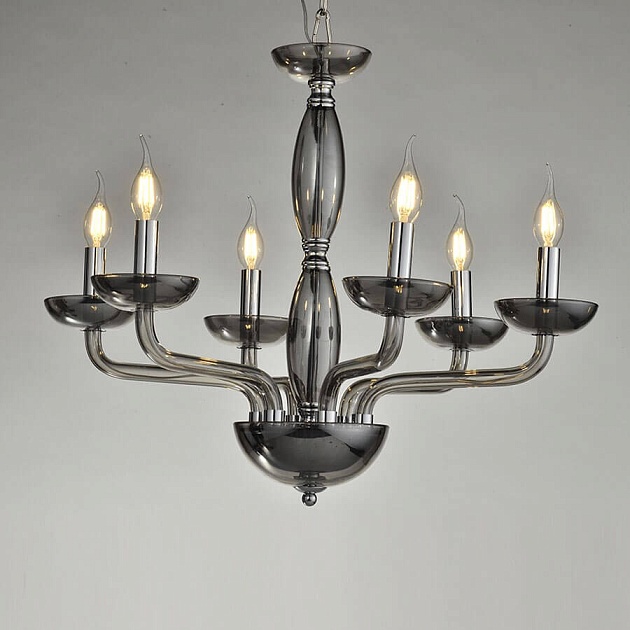 Подвесная люстра Newport 12606/C smoke М0062018 Фото № 2