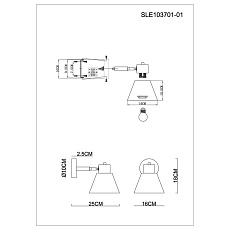 Спот Evoluce Buve SLE103701-01 1