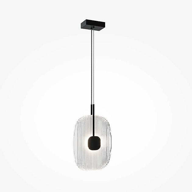 Подвесной светодиодный светильник Maytoni Eclipse MOD152PL-L1BK Фото № 4