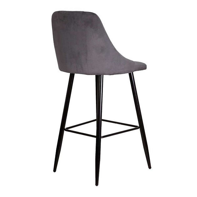 Барный стул AksHome Megan 2 серый, велюр 62510 Фото № 5