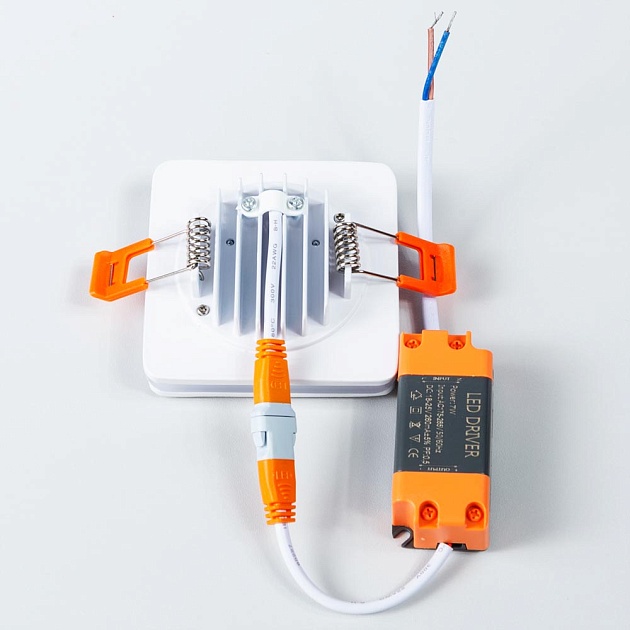 Встраиваемый светодиодный светильник Arte Lamp Tabit A8432PL-1WH изображение 2 Встраиваемый светодиодный светильник Arte Lamp Tabit A8432PL-1WH Фото № 2