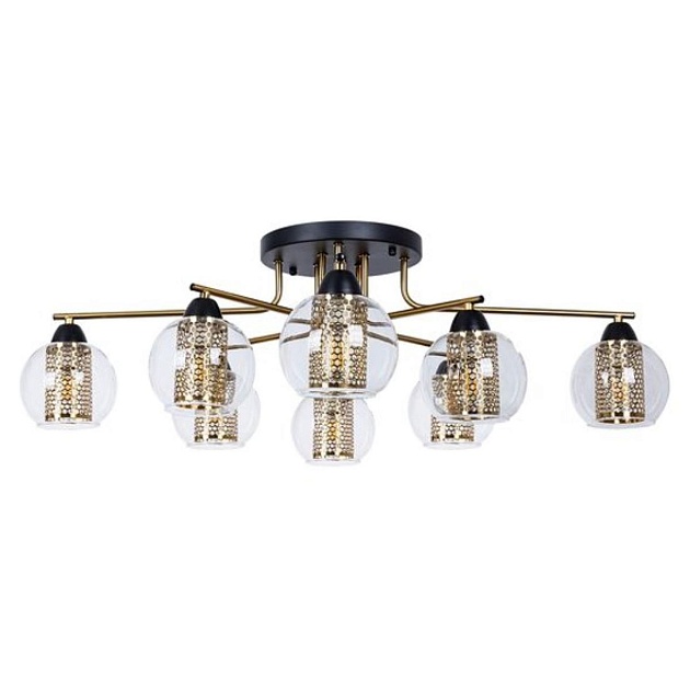 Потолочная люстра Arte Lamp Manchester A7045PL-8BK Фото № 