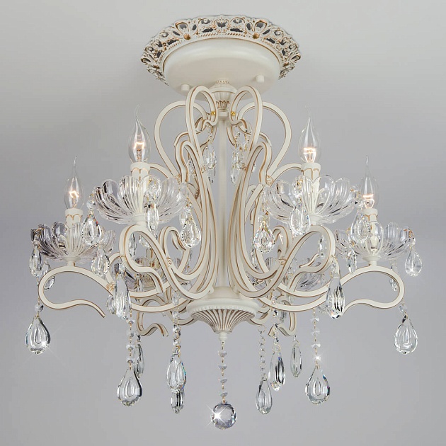 Подвесная люстра Eurosvet 12205/6 белый Strotskis Фото № 