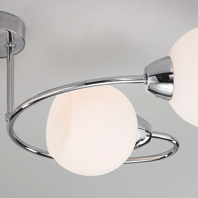 Потолочная люстра Eurosvet Tulia 30136/4 хром изображение 3 Потолочная люстра Eurosvet Tulia 30136/4 хром Фото № 3